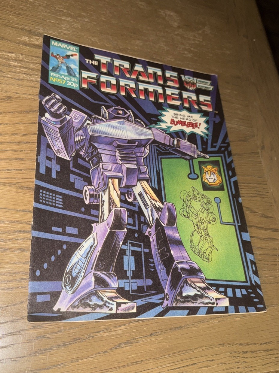 TRANSFORMERS #57  MARVEL 19TH APRIL 1986  