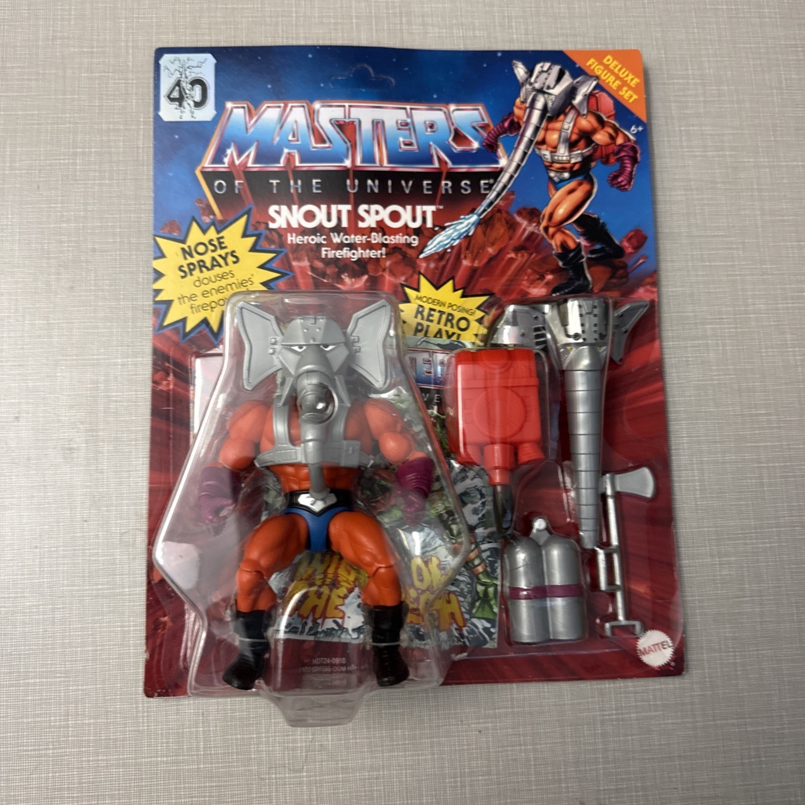 Masters of the Universe Modellino Snout Spout 40° Anniversario Nuovo Sigillato