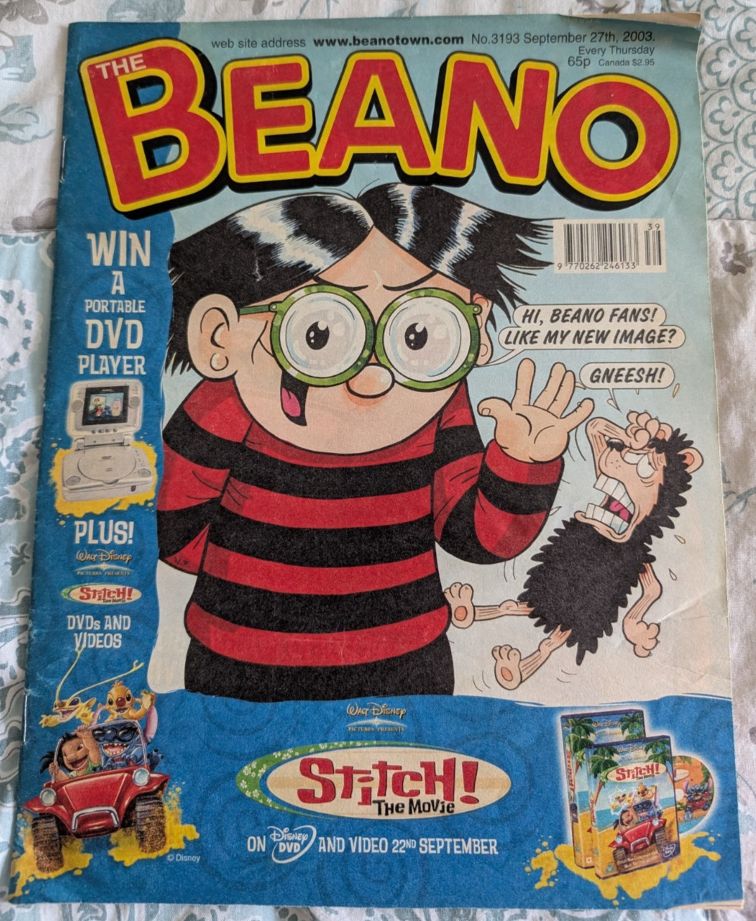 Beano Comic No. 2193 September 27th 2003
