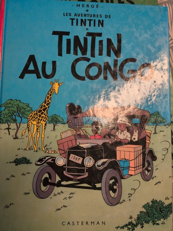 BD Tintin au Congo - Édition Casterman (Impression 1981)