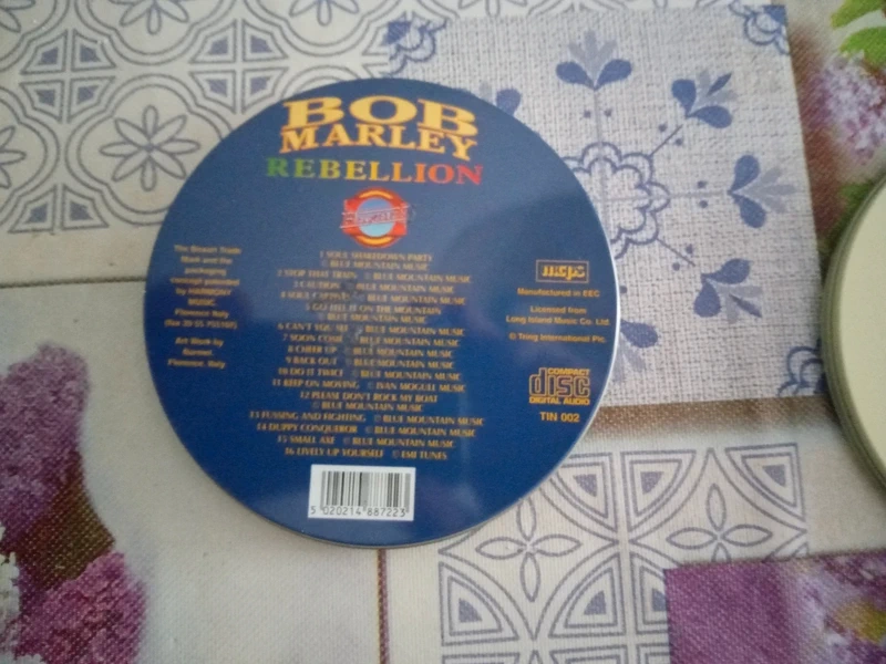 cd musicale Bob Marley rebellion