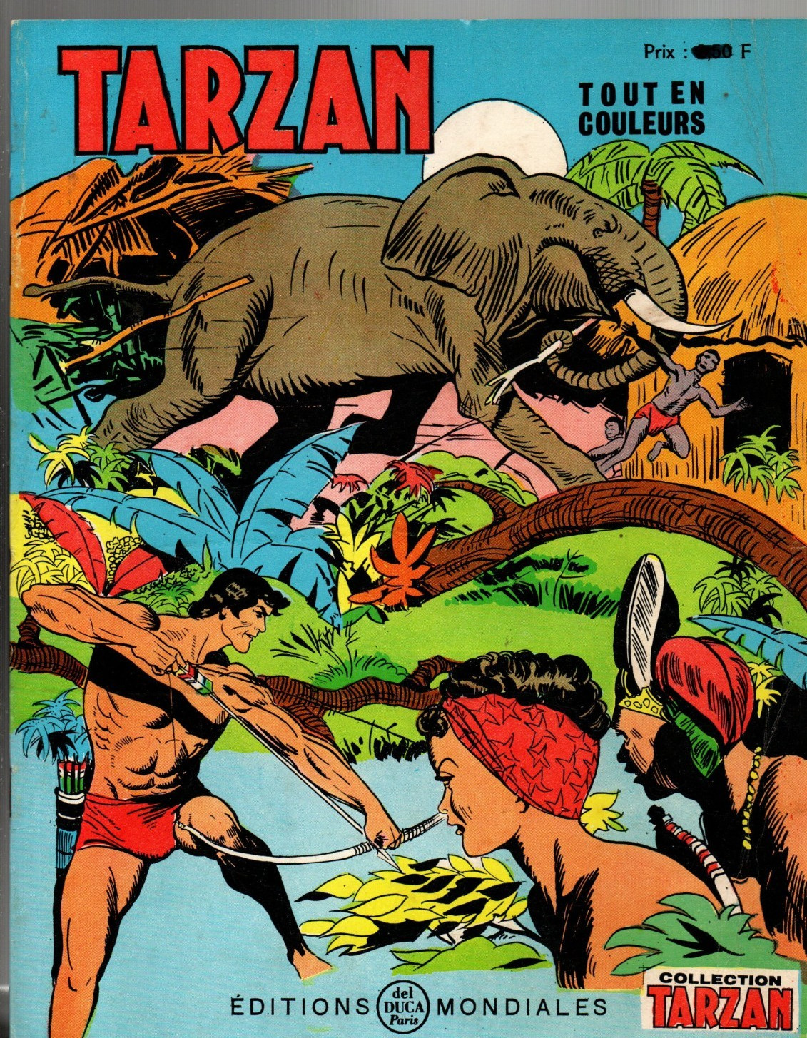 TARZAN Tout en couleurs n°57. Editions Mondiales  1972. Etat neuf
