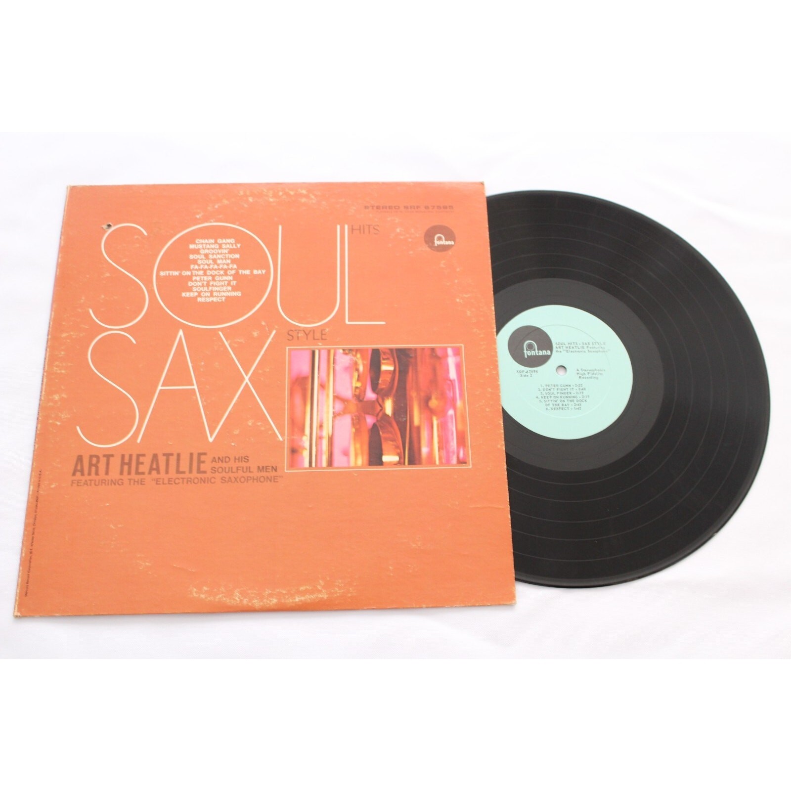 ART HEATLIE AND HIS SOULFUL MEN SOUL SAX LP 12" VINYL RECORD, SRF 67595