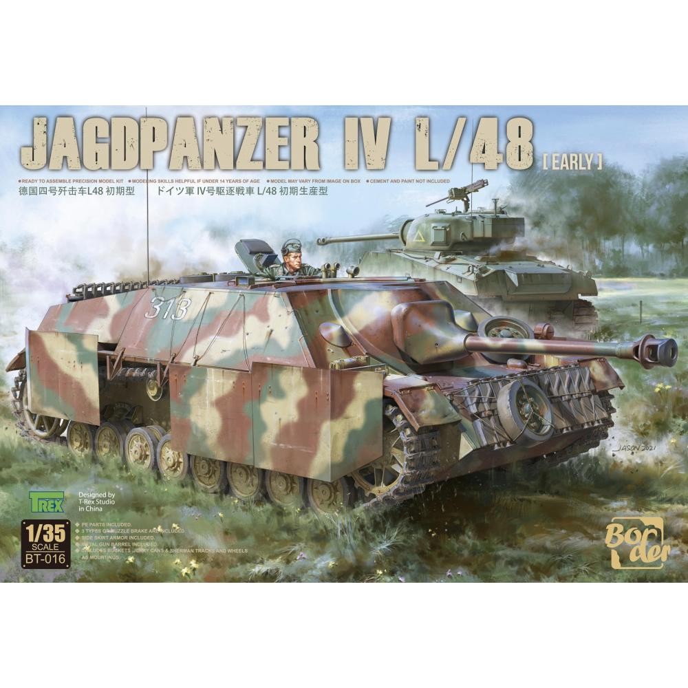 Border Model BT-016 Panzer Jagdpanzer IV L/48 Early 1:35 Kit Nuovo