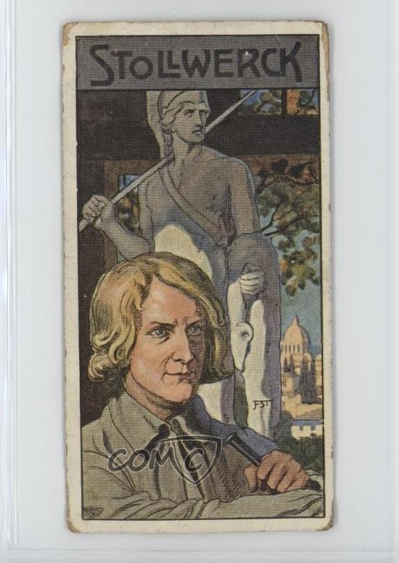 Album cioccolatini Stollwerck 1908 10 edizione alimentare Bertel Thorwaldsen #447-2 15ia