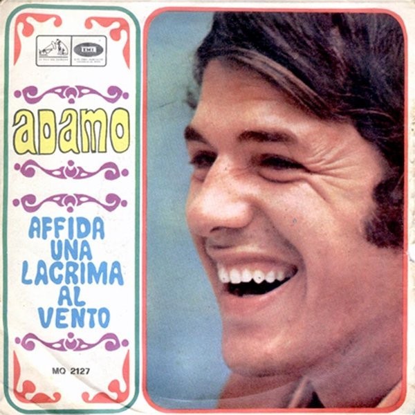 Adamo - Affida Una Lacrima Al Vento Vinyl 7" 45 RPM Pop Chanson 156