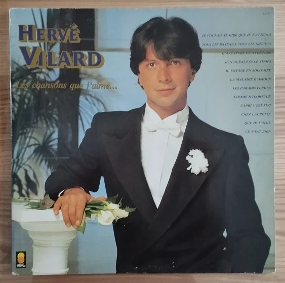 disque 33 tours Hervé Vilard – Les Chansons Que J'aime
