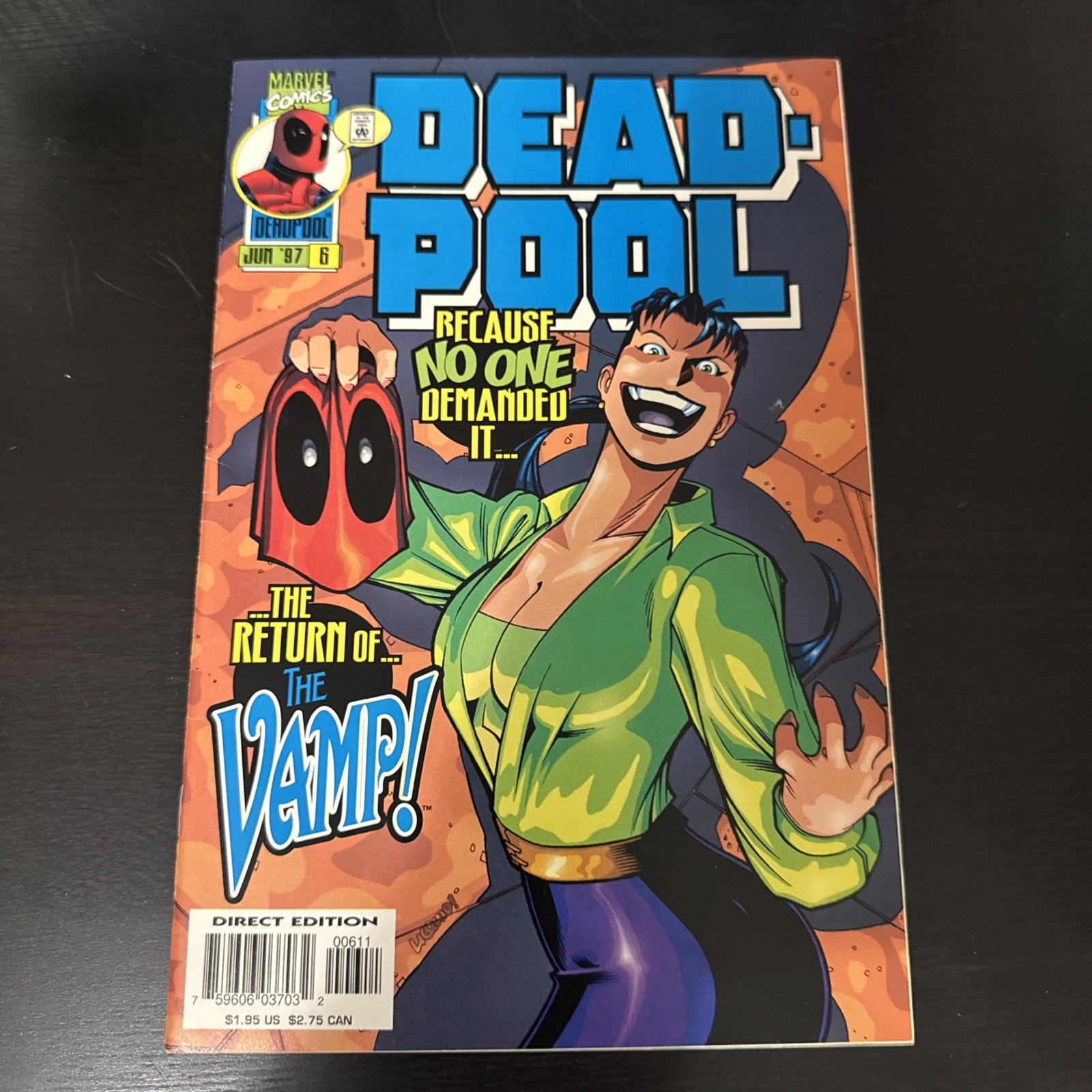 Marvel Comics Deadpool #6 (Jun 1997)