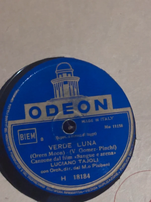 Dischi vinile 78 giri vintage anni 50