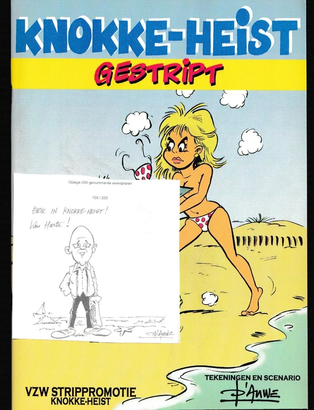 Auwere: Knokke-Heist Gestript (Gesigneerd)