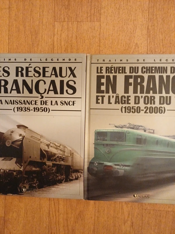 2 grands livres Sncf