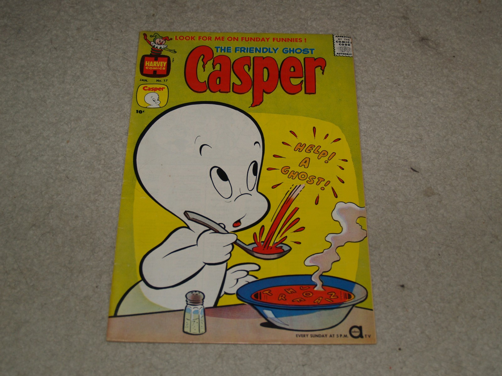 Casper the Friendly Ghost issue# 17 ( Harvey comics 1960 ) mid grade