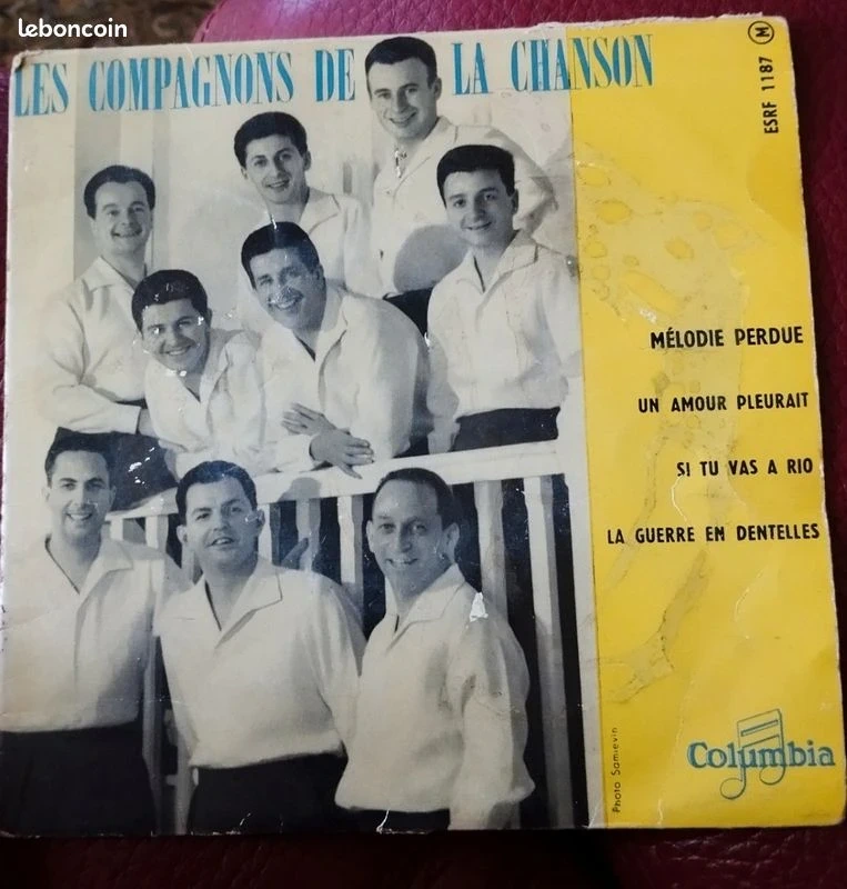 1958 Vinyle 45 Tours "Les Compagnons de la chanson"