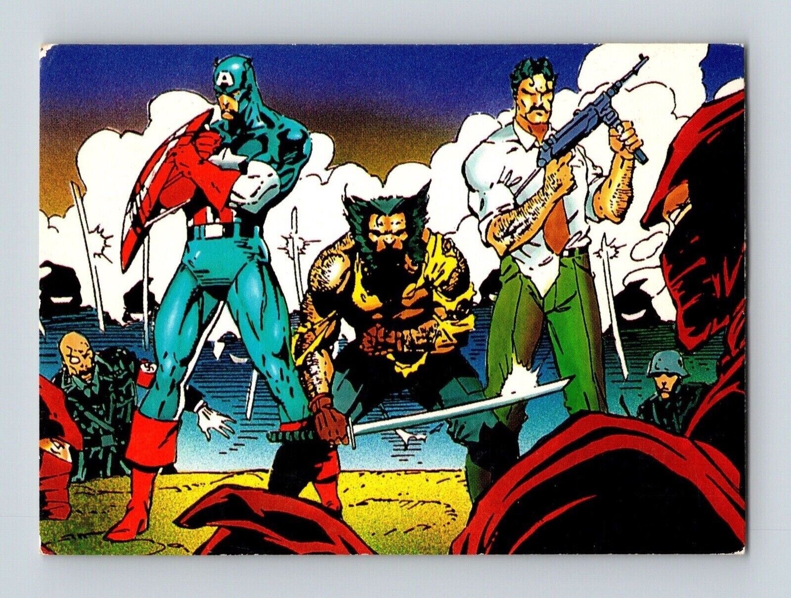 1992 1914 57 Wolverine da allora ad ora II Marvel Trading Card TC CC