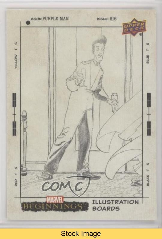 2022 Marvel Beginnings Vol 2 Series 1 Illustration Boards Purple Man READ 0w6
