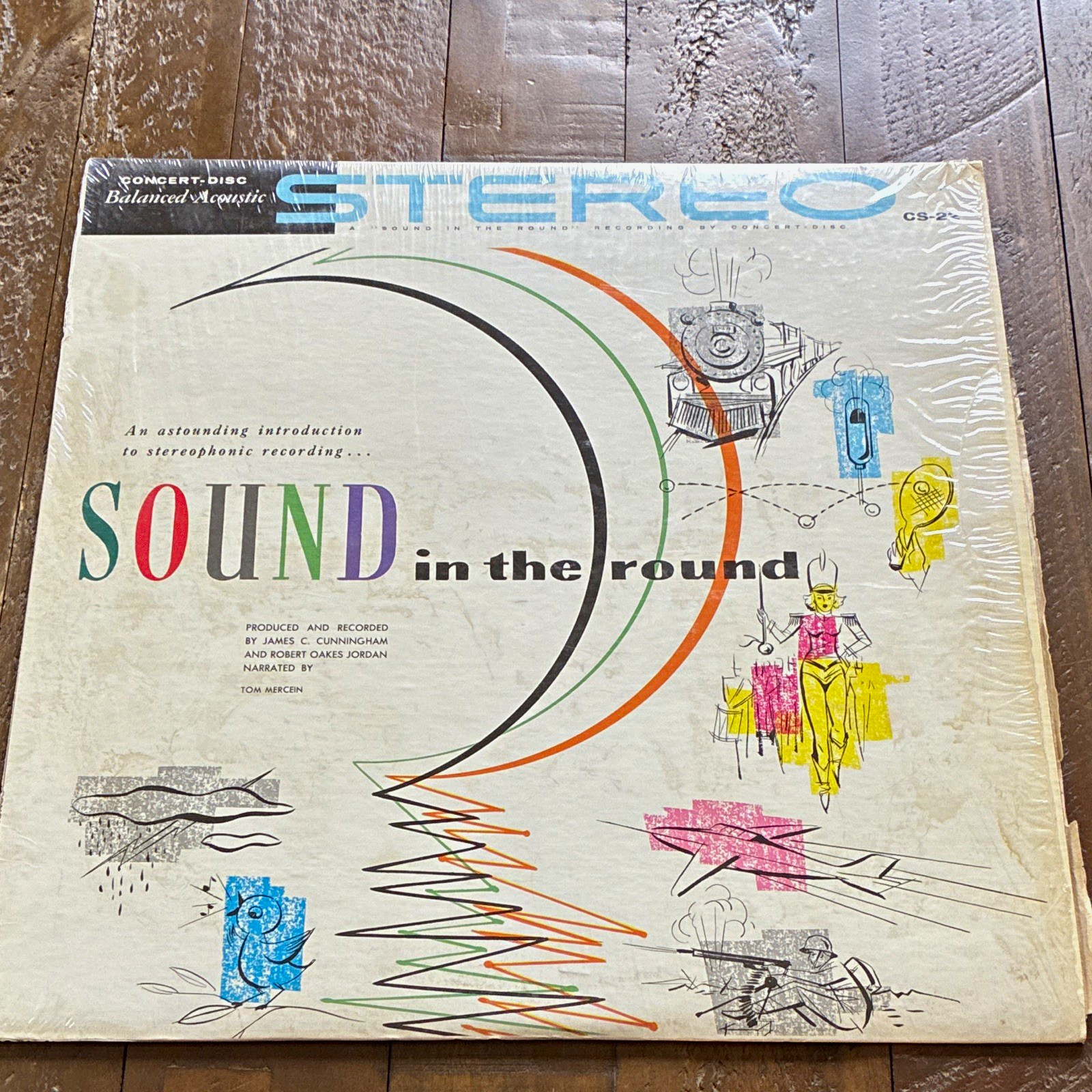 Concert-Disc Sound in the Round Stereo LP Tom Mercein CS-22