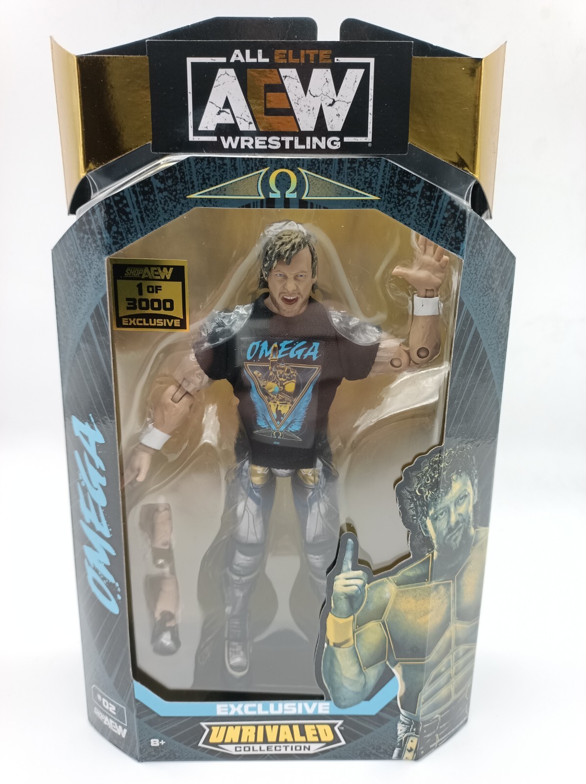 AEW Kenny Omega Exclusive Chase 1/3000 Unrivaled Action Figure  02 W/Case LotA24