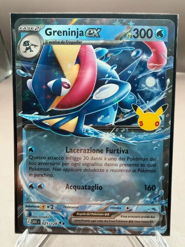 Pokémon Greninja ex 021 30C 30esimo anniversario