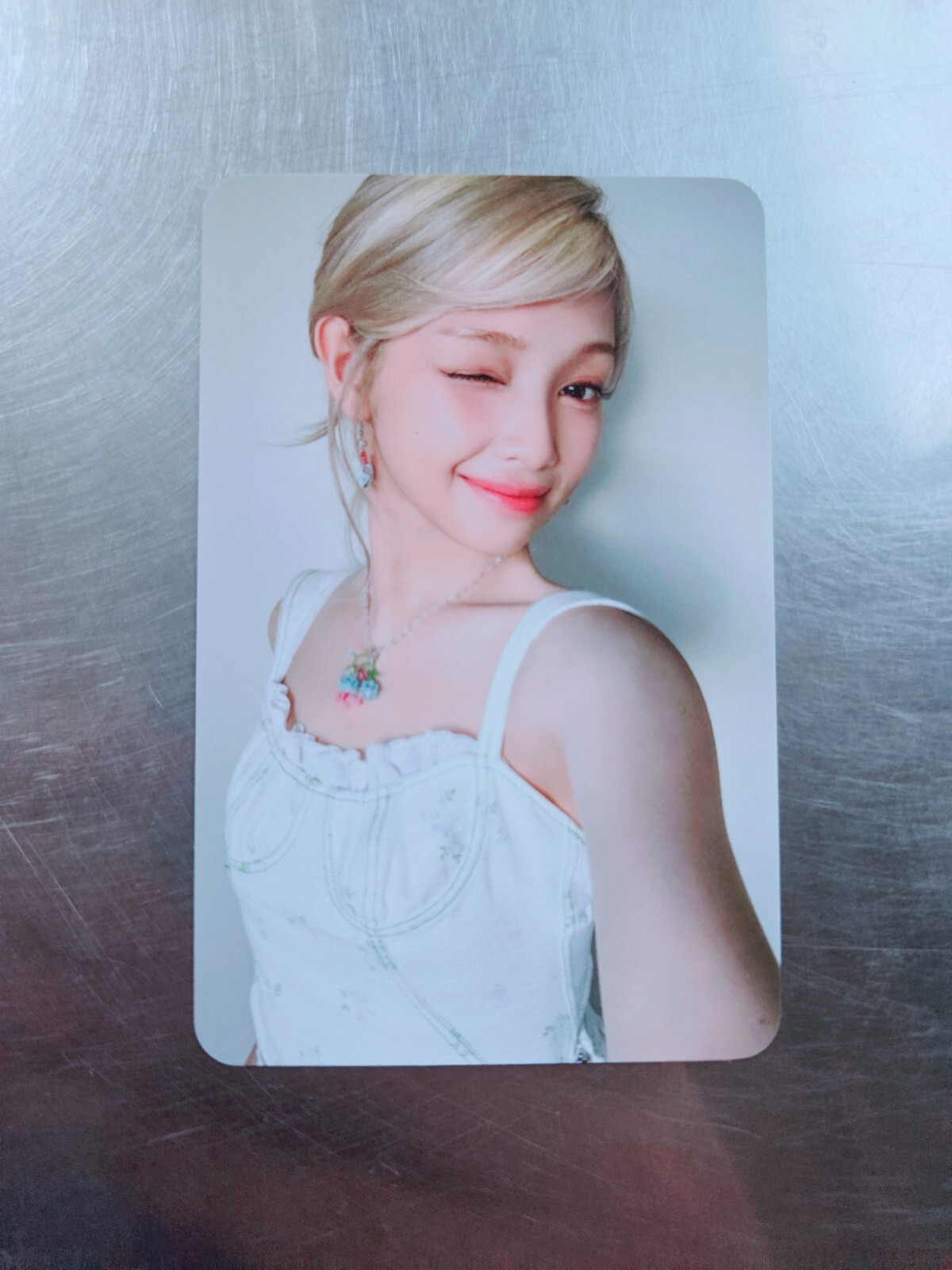 UNIS HELEE Photocard ufficiale "SWICY" K-POP MD _ Rara