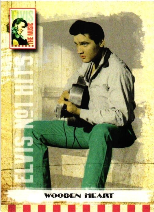2008 Press Pass Elvis the Music #17 Wooden Heart  Elvis Presley