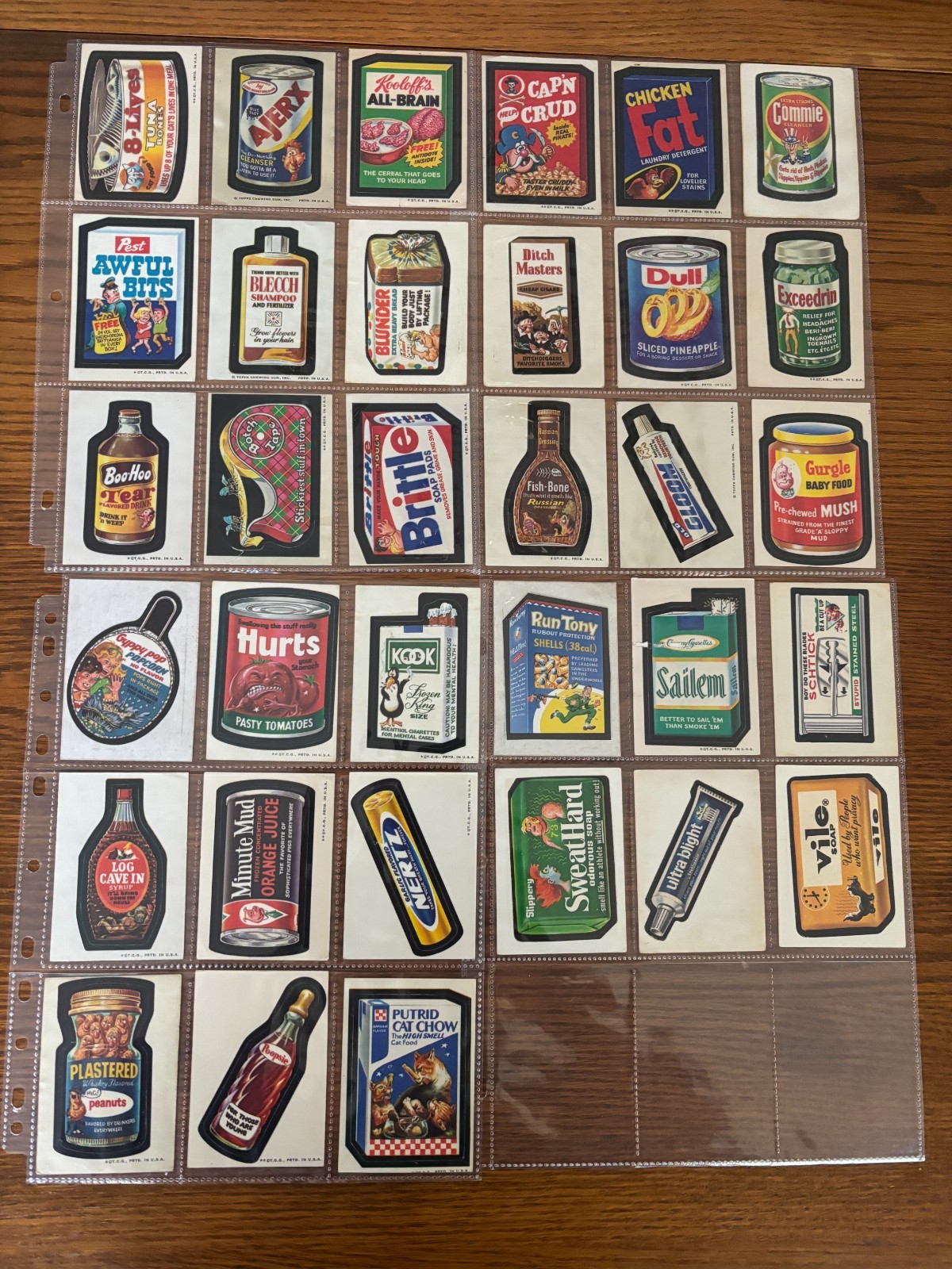 Low/Mid Grade Wacky Packages Series 2 Complete Set