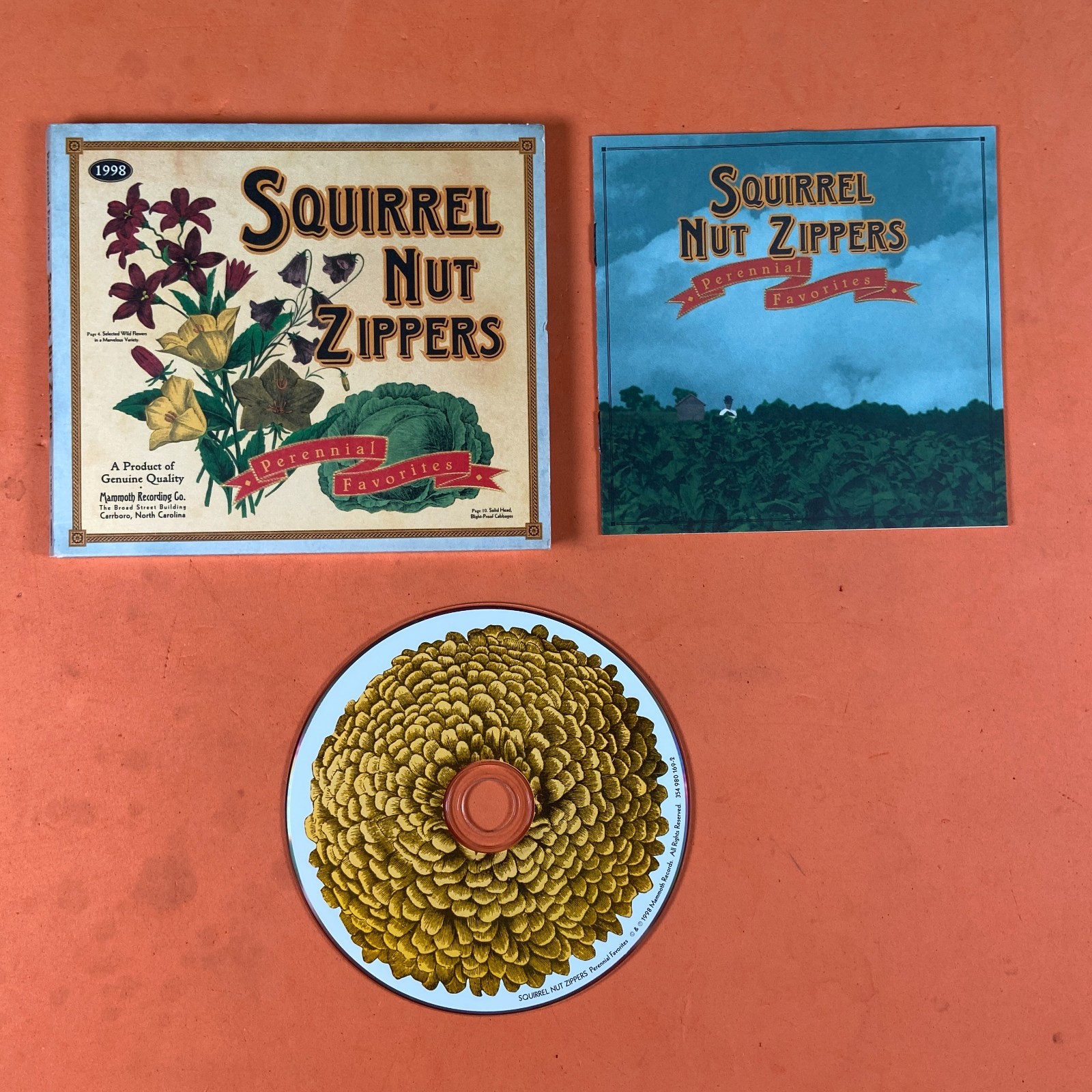 Squirrel Nut Zippers Perennial Favorites CD 1998 Mammoth Records MINT condition