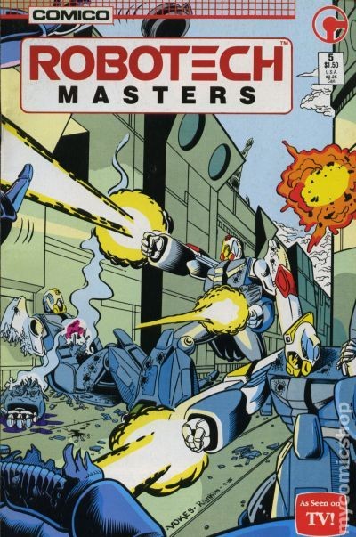 Robotech Masters #5 VG 1986 immagine stock basso grado