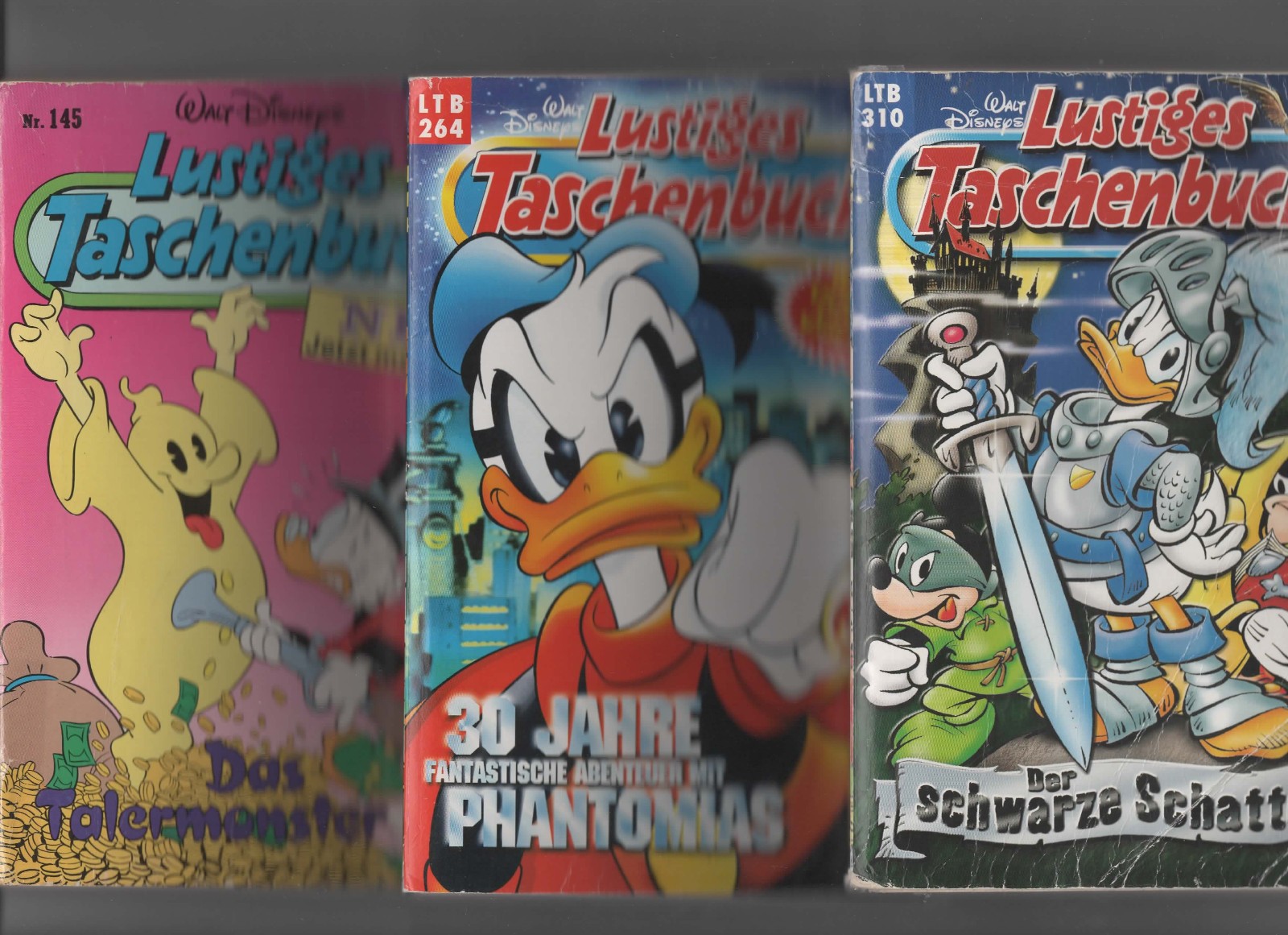 LTB 145 264 310 Libri tascabili divertenti - DISNEY - TOPOLINO - DONALD - DAGOBERT "