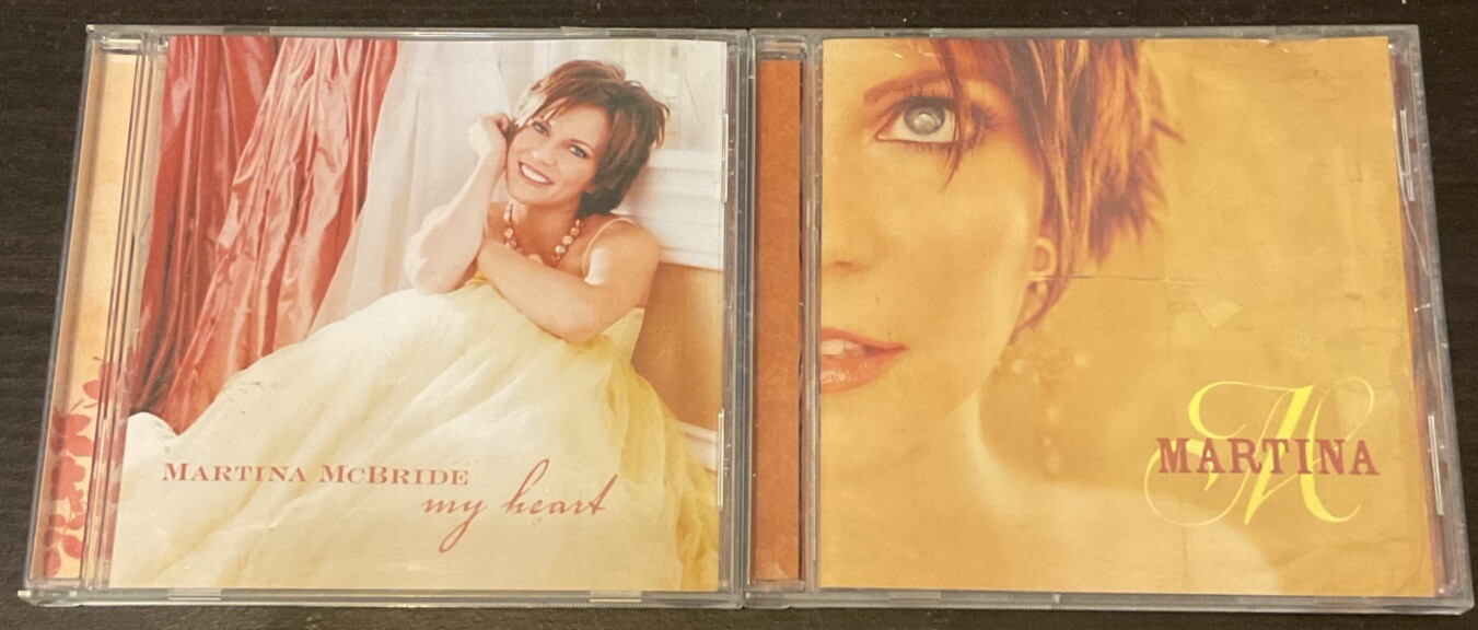 Martina McBride Lot Of 2 CDs: Martina (RCA, 2003) & My Heart (Hallmark, 2005)