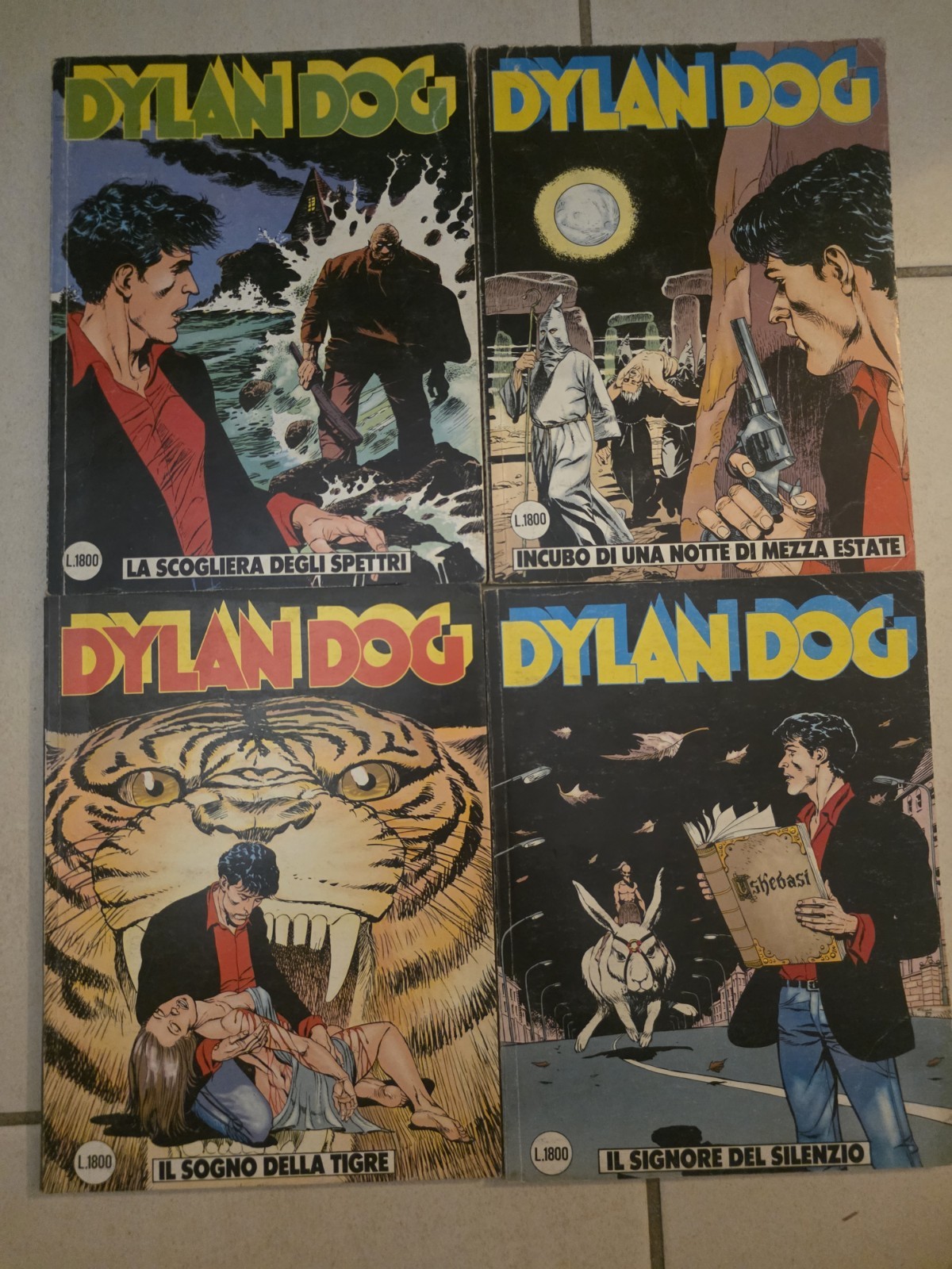 Lotto 4 Dylan Dog n. 35, 36, 37, 39 – Prime edizioni originali