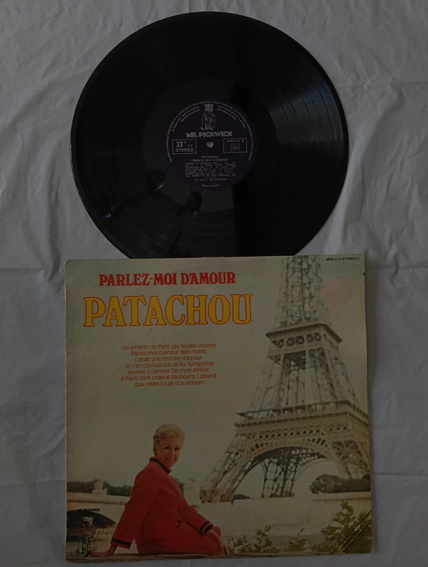 1974 Patachou – Parlez-Moi D'Amour Vinile LP Stampa Francese