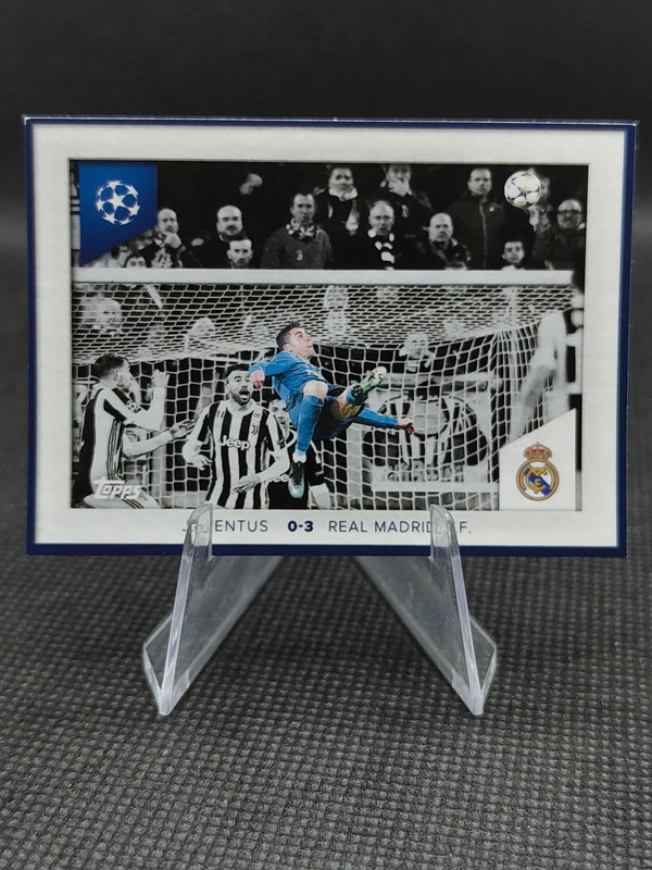 Cristiano Ronaldo Real Madrid Sticker Juventus Topps