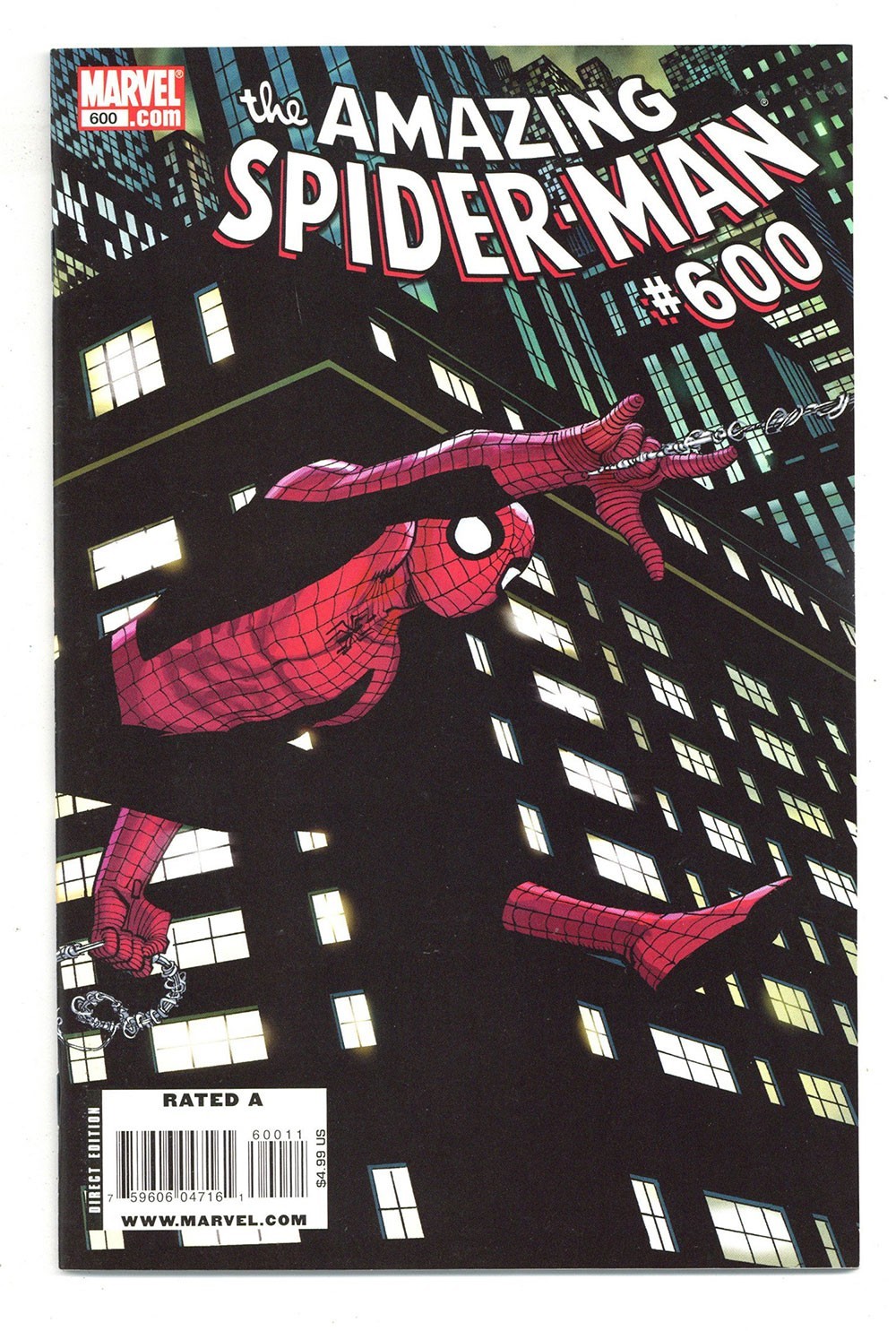 AMAZING SPIDER-MAN #600 9.2 HIGH GRADE JOHN ROMITA JR COVER CON PGS 2009 B