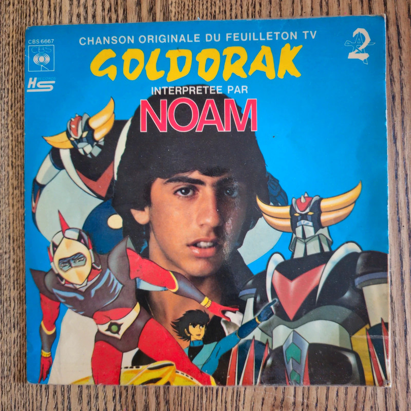 Vinyle vintage - Goldorak par Noam