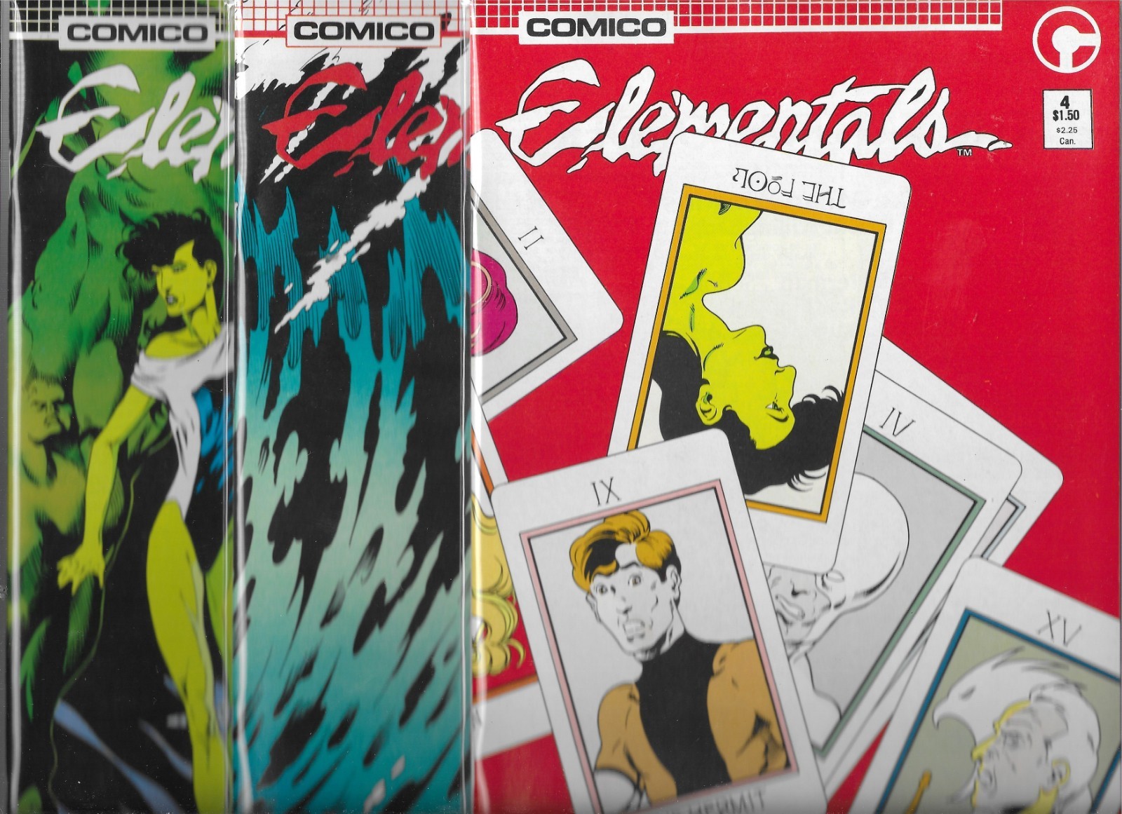 ELEMENTALS LOTTO DI 3 - #4 #5 #6 (NM-) FUMETTI COMICI ALTA QUALITÀ EPOCA RAME