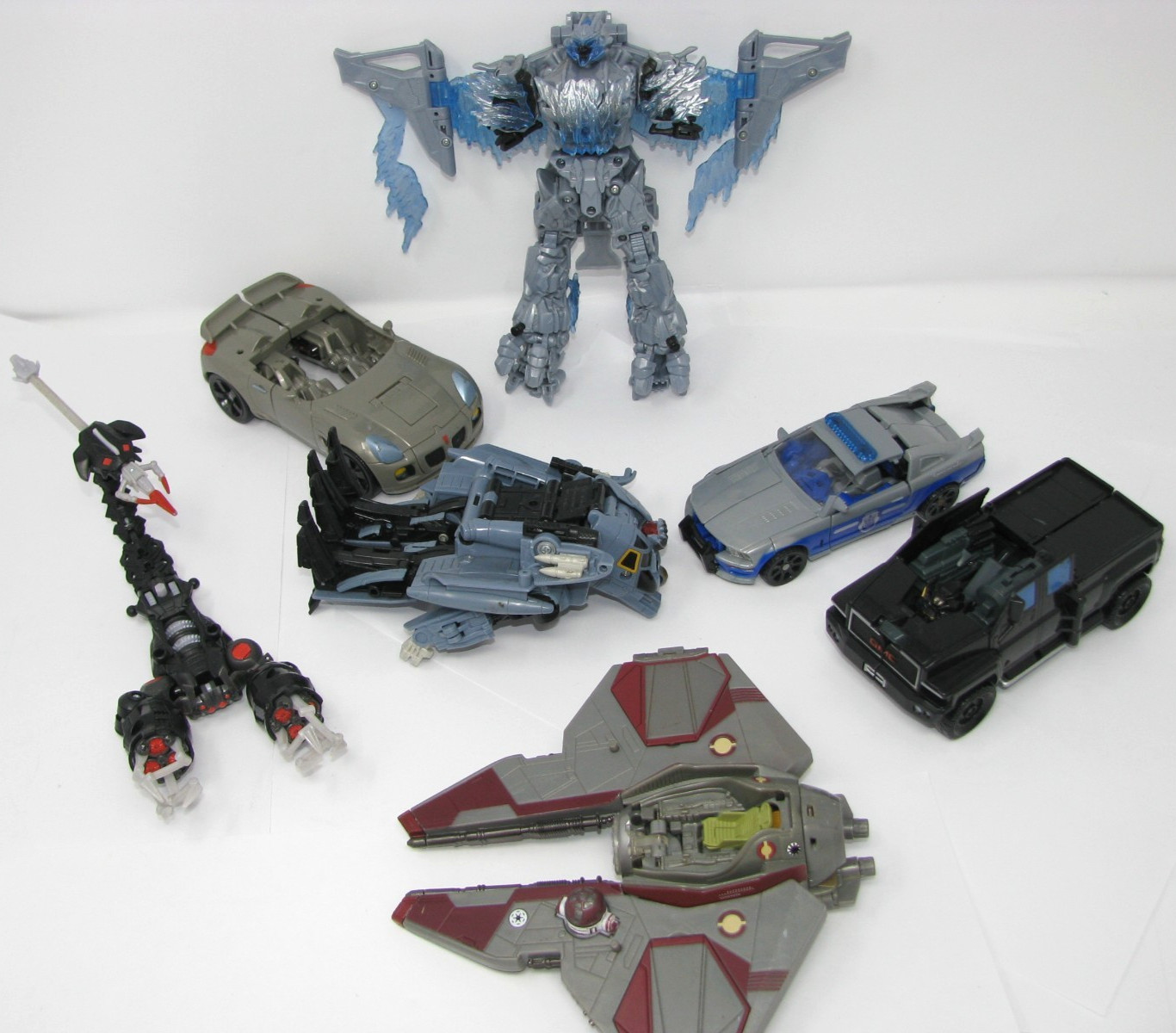 Lotto Transformers Per Ricambi Figurine Incomplete Lotto Misto