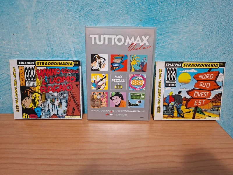 2 cd 883 + dvd tutto max video