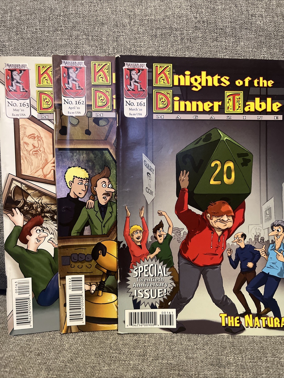 Knights Of The Dinner Table Issues 161-163 3x Issues Job Lot 