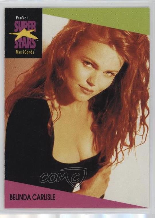 1991-92 Pro Set Super Stars MusiCards Belinda Carlisle #37 05v0