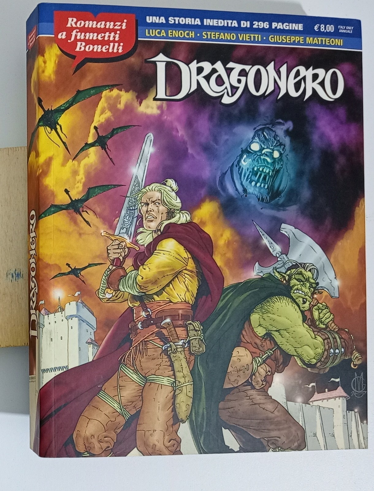 I148867 Romanzi a fumetti n. 1 - Dragonero - Bonelli 2007