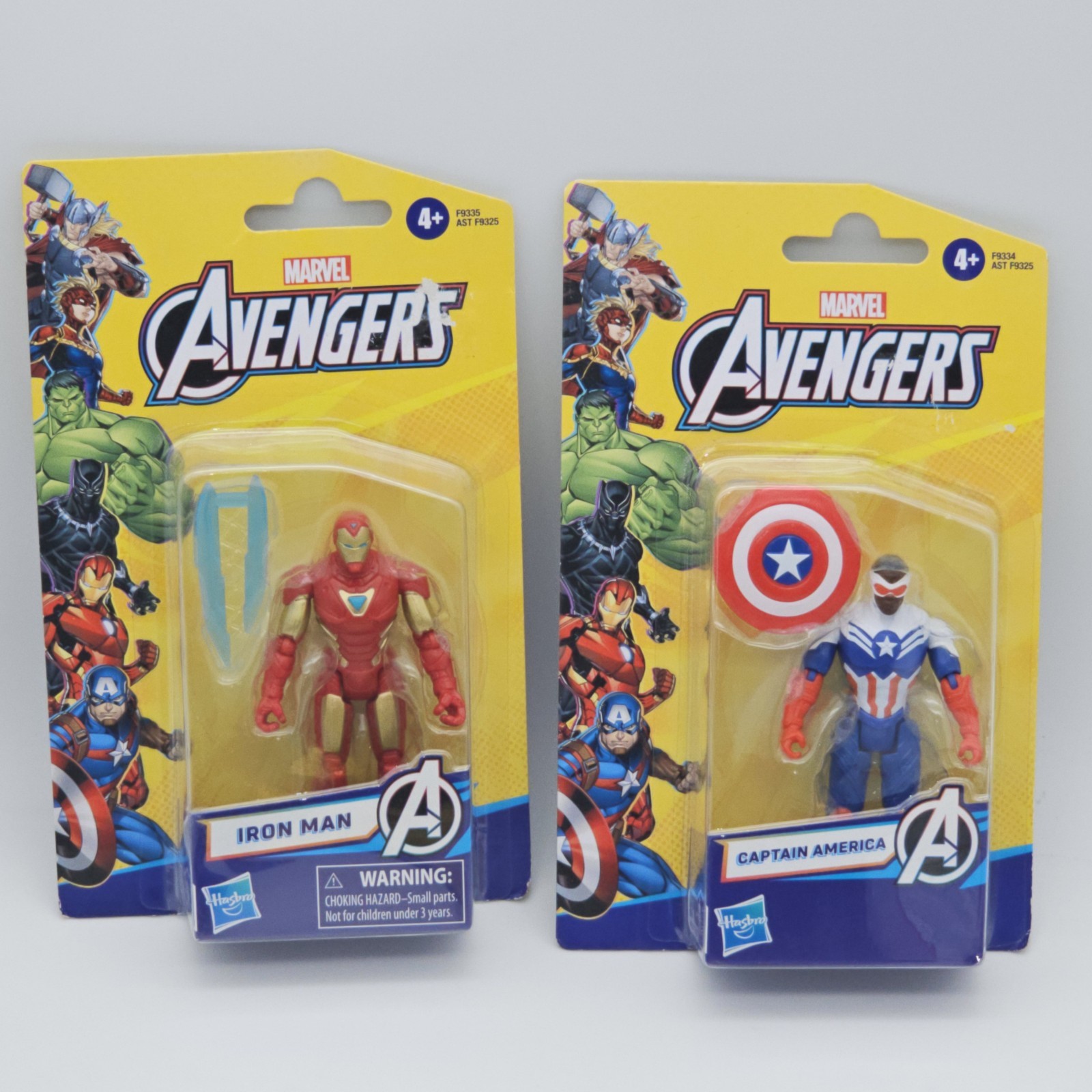 Marvel Avengers Epic Hero Series Iron Man & Captain America 4 Inch Figures Set