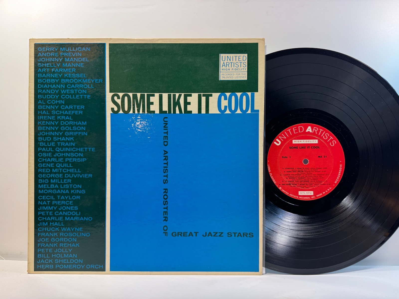 Jazz LP SOME LIKE IT COOL various artists UA 1959 mono VG+ 