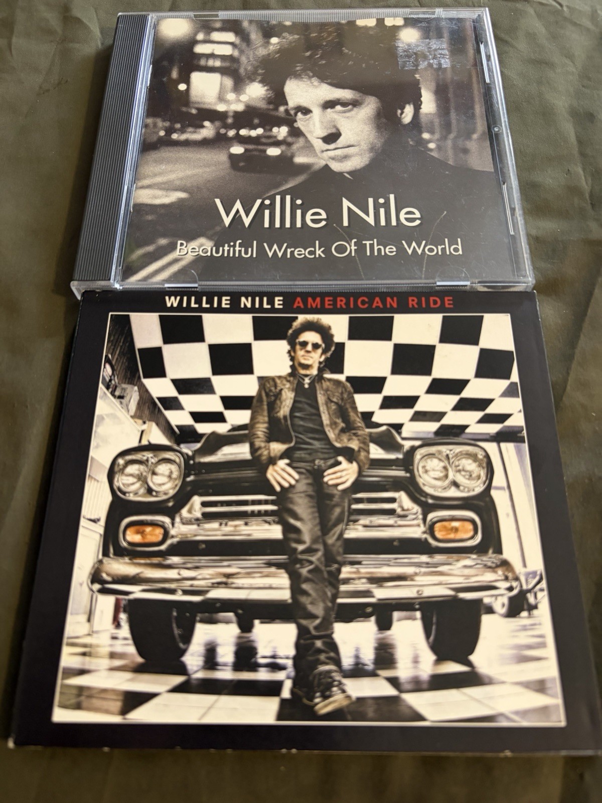 WILLIE NILE - American Ride / Beautiful Wreck Of The World [2CD LOT]