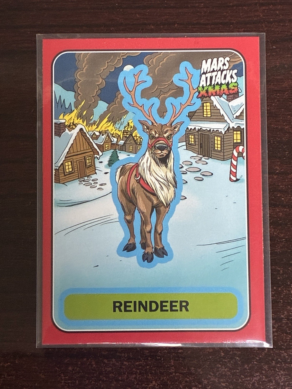 2026 Topps Mars Attacks Renna di Natale Rosso Parallelo
