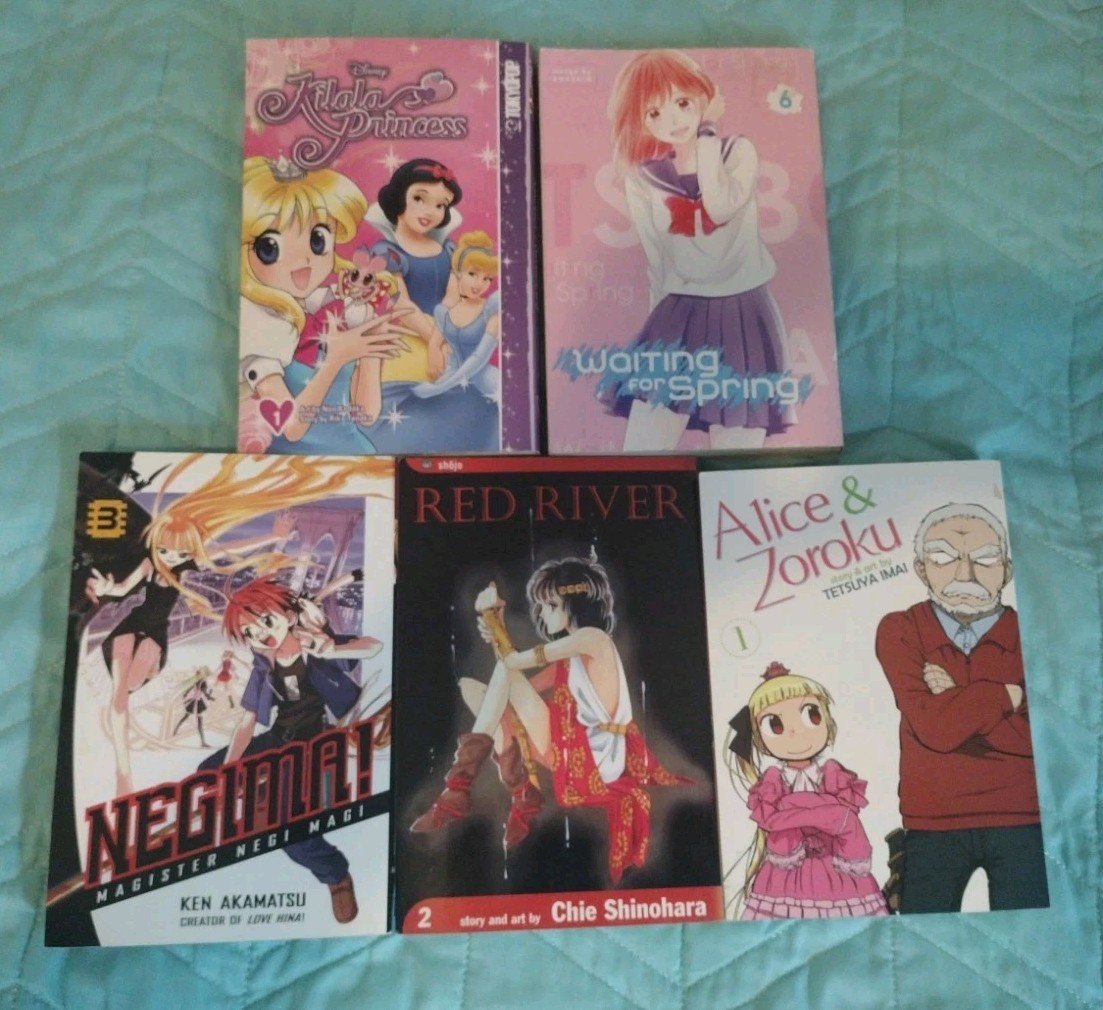 Lotto 5 manga Shojo tutti inglesi
