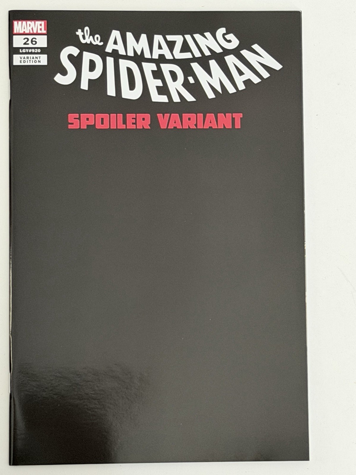 THE AMAZING SPIDER-MAN #26 SPOILER VARIANT MARVEL 2023