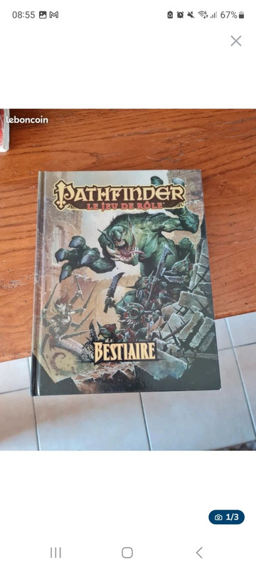 Bestiaire pathfinder jeu de rôle