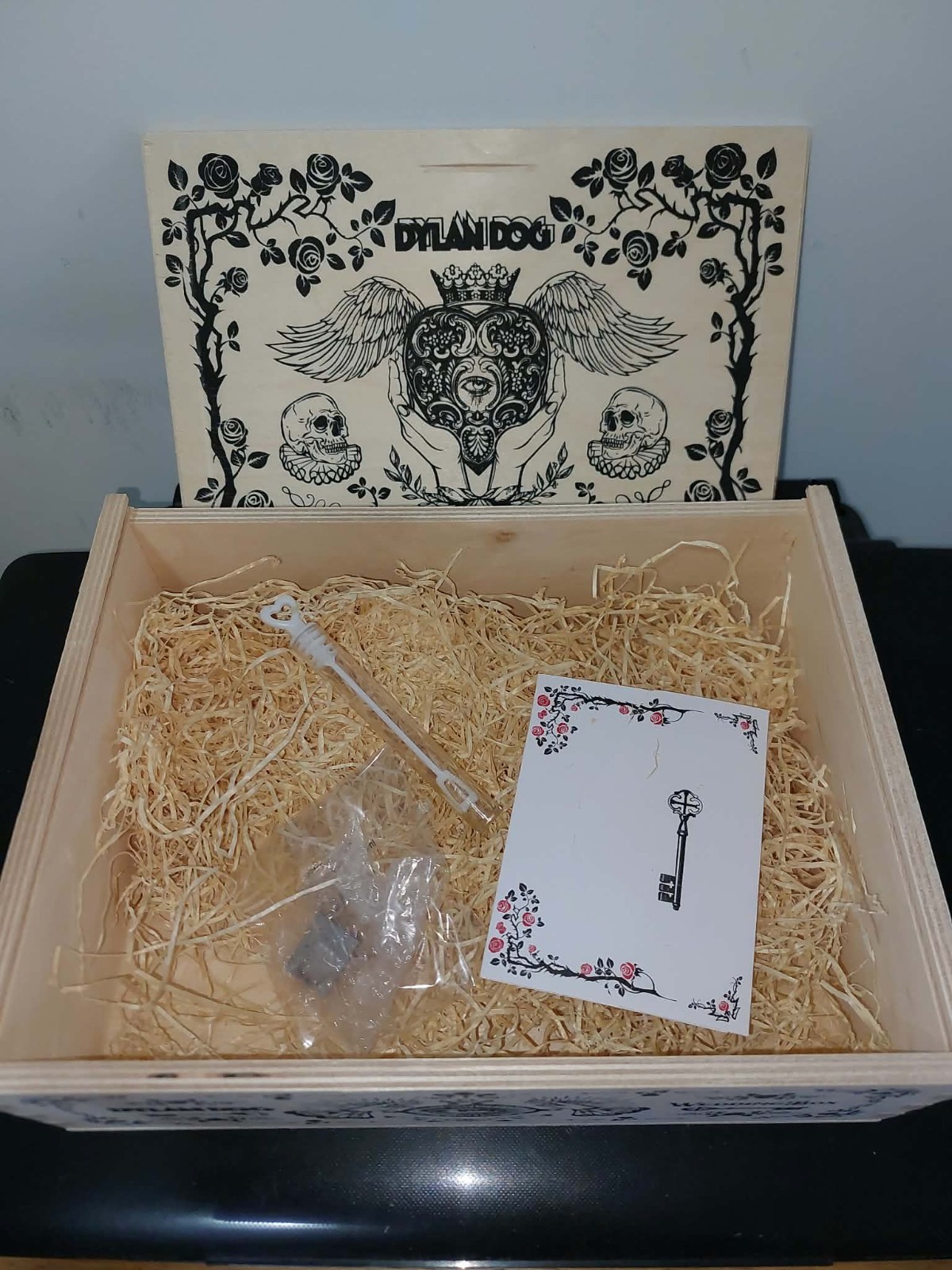 Cofanetto in Legno Dylan Dog "Oggi Sposi" VUOTO solo Gadget Accessori Originali