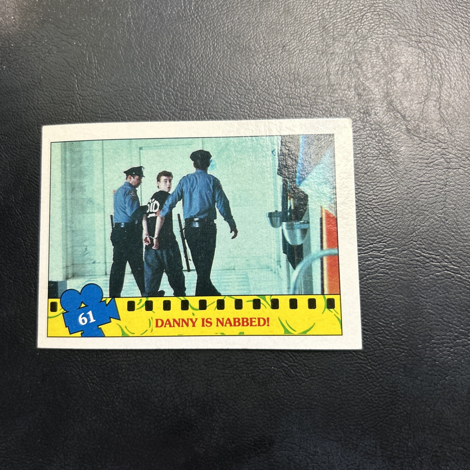 Jb101a Teenage Mutant Ninja Turtles 1990 Topps #61 Danny viene arrestato