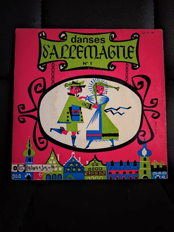 Ensemble Folklorique Die Lustigen Tanzer – Danses D'Allemagne (1963) 33T Vinyle + un Livret